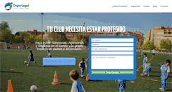 Desktop Screenshot of deporlegal.com